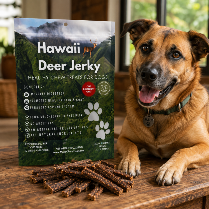 Hawaii Deer Jerky - Dehydrated Raw