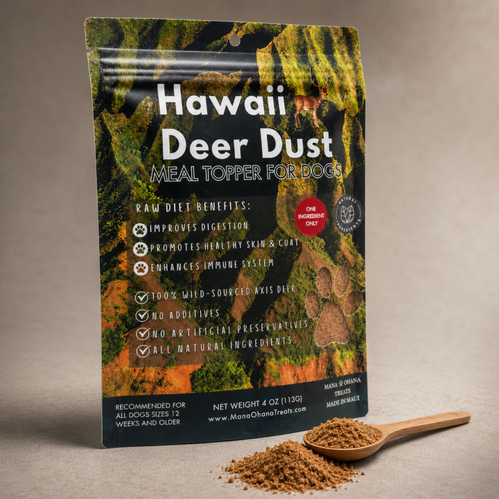 Organic Axis Deer Dust Meal Toppers 8oz
