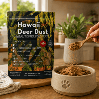 Organic Axis Deer Dust Meal Toppers 4oz