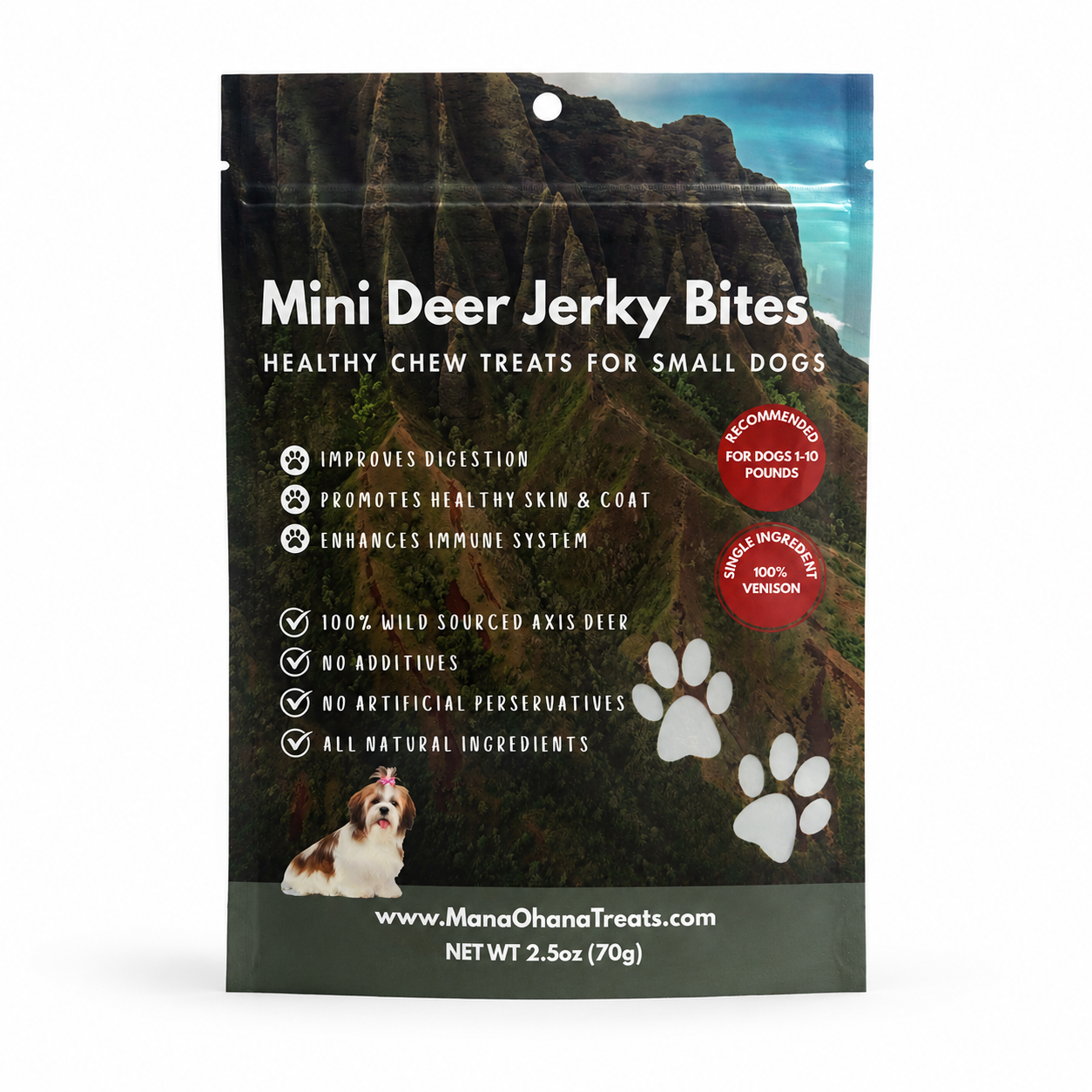 Mini Deer Jerky Bites 2.5oz